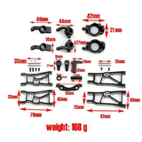 ZD Racing DBX-10 Rc Buggy Metal OP Parts