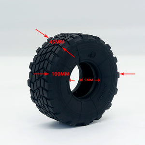 1Pair JDM-190 RC tractor XS45 wide tire