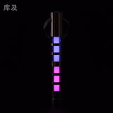 Two-color titanium alloy tritium trachea self-luminous keychain