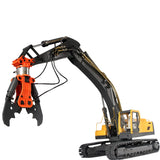 JDM-106R RC excavator model hydraulic shear v2