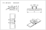 CUT-LD-02 1/14 Rc Hydraulic Excavator Zinc Alloy Track 55MM Wide