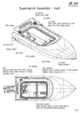 Super Sprint Rc Jet Boat MJET35 Pump 39cm Length