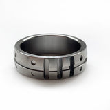 Titanium Alloy Tritium Ring Self-luminous for 25 Years