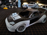 1/24 MadMike RX7 Rc Drift Car Wide Body Modification Kit with Water Sticker