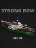 1/48 STRONGBOW Steam Tugboat Model Laser Cutting Wooden Kit KIT 1109mm