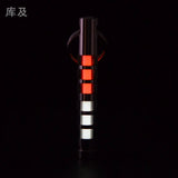 Two-color titanium alloy tritium trachea self-luminous keychain