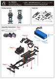 DriftART 98004 1/24 Rc Drift Car Frame KIT