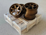 4pcs CAPO GTR R34 Bronze Metal Wheels