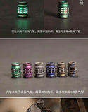 Titanium Tritium Trachea EDC Keychain Pendant Self-luminous for 25 Years