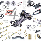 DriftArt DA4 99140 1/24 Rwd RC DRIFT CAR Pre-Assembled Frame KIT Version