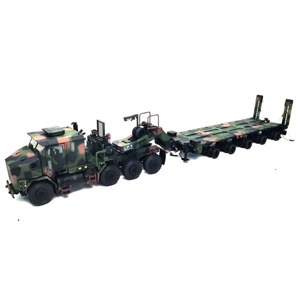 TWH 1:50  M1070 Tractor Transporter 1500K Trailer Alloy Diecast Model