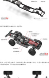 CROSSRC EMO X4 Big Leopard 1/8 Rc Climbing Vehicle 4WD Off-Road Vehicle RTR