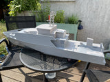 3D print 1/38 Guardian Class Patrol Boat rc boat diy kit 100cm