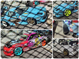 1/24 1/28 ZERORC RW00S Rc Drift Car 22mm Plastic Wheels 1 Pair