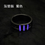 Titanium Alloy Tritium Ring Self-luminous for 25 Years