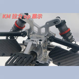 Km c3 rc Rally car Aluminum Alloy Front and Rear Support