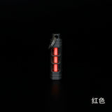 Titanium Alloy Tritium Tube Keychain Self-luminous 25years 3.5x25mm