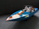 3d Printed  Brushless Remote Control Jet Boat KIT 39CM Length