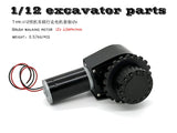 1/12 Remote Control Hydraulic Excavator All Metal Drive Wheel Brushed Track Motor Parts