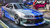 1/10 Remote Control Drift Car FAST FURGTR R34 Paint Transfer Sticker