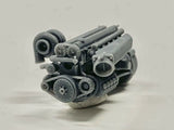 1/24 2JZ Turbo Engine with Turbo Unpainted Plastic Model KIT