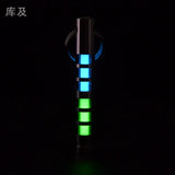 Two-color titanium alloy tritium trachea self-luminous keychain