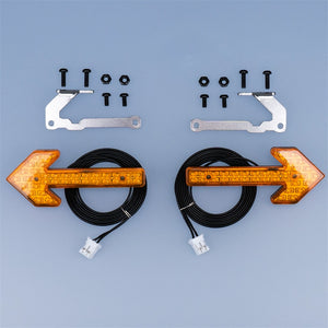 1 Pair DC5V LED Arrow Indicator Light  for 1/14 TAMIYA Remote Control  Tractor Truck Scania 770s Volvo Fh16
