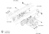 1/14 LESU TAMIYA X-8022-B Front Steering Axle Shock Absorber Airbag Suspension