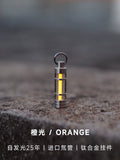 Titanium Tritium Keychain Self-Illuminating 25year
