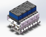 CUT BZ-20 1/12 1/14 RC Hydraulic Excavator Large Flow Directional Valve