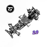 TG Super TG2.0 1/24 Rwd Rc Drift Car Frame Kit Op Part