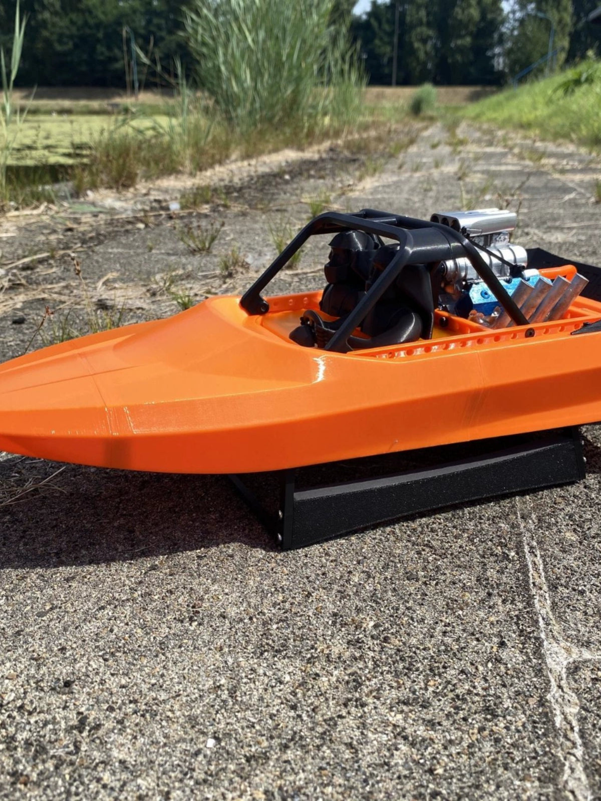 Super Sprint Rc Jet Boat MJET35 Pump 39cm Length VAJJEXRC