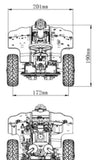 1/12 D20 alloy towed howitzer collect model 75cm length