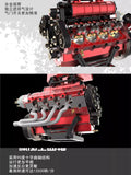 TOYAN V8 Gasoline Version Mechanically Supercharged Methanol Fuel Assembly Engine Collection