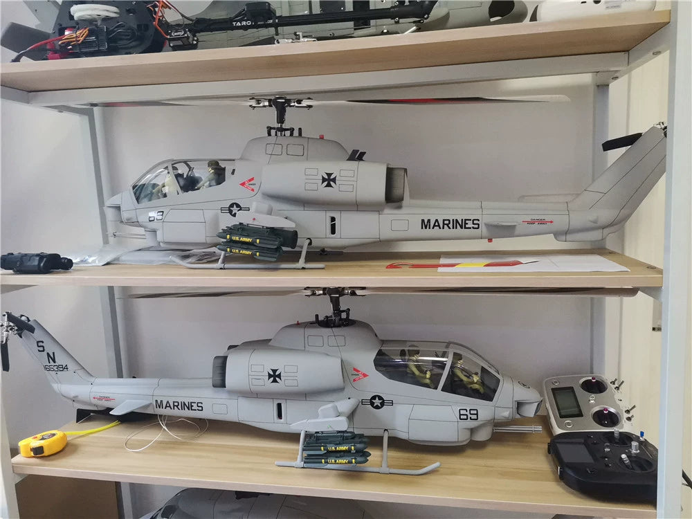 1 12 Class 500 Realistic Helicopter Super Cobra AH 1W Remote Control Helicopter Empty Version VAJJEXRC