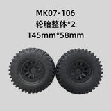 Rlaarlo Mk-07 1/7 Rc Climbing Off-road Vehicle Car Steering Seat Tire Differential Shock Absorber Original Repair Parts