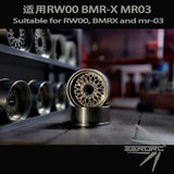 Zerorc RW00 BMRX MR03 1/24 RC DRIFT CAR BBS Metal WheeL Hub