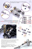 DriftArt DA4 99140 1/24 Rwd RC DRIFT CAR Pre-Assembled Frame KIT Version