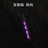 Tritium Luminous Titanium Alloy Keychain Self-illuminate 15 Years