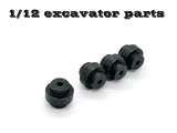 1/12 Rc Hydraulic Excavator Metal Chassis Wheel