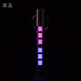 Two-color titanium alloy tritium trachea self-luminous keychain