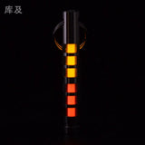 Two-color titanium alloy tritium trachea self-luminous keychain