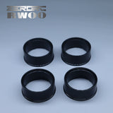 Zerorc 1/24 RW00s rc drift car adjustable degree 22mm plated wheel tire MR03