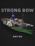 1/48 STRONGBOW Steam Tugboat Model Laser Cutting Wooden Kit KIT 1109mm