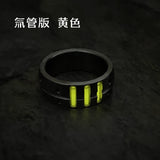 Titanium Alloy Tritium Ring Self-luminous for 25 Years