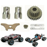 XLF F21 F22 Rc Car Upgrade Accessories Metal Clutch Extended Shock Absorber Integrated Gear