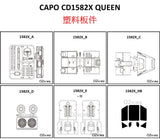 CAPO CD1582X QUEEN Rc Car Plastic Parts