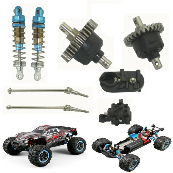 XLF F21 F22 Rc Car Upgrade Accessories Metal Clutch Extended Shock Absorber Integrated Gear