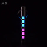 Two-color titanium alloy tritium trachea self-luminous keychain