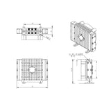 CUT SRQ03 K970 RC hydraulic excavator radiator